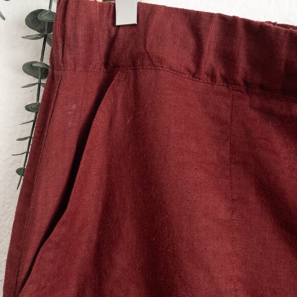 Sherpa Adventure Gear Burgundy Pull On Skirt Size Large - Picture 2 of 9